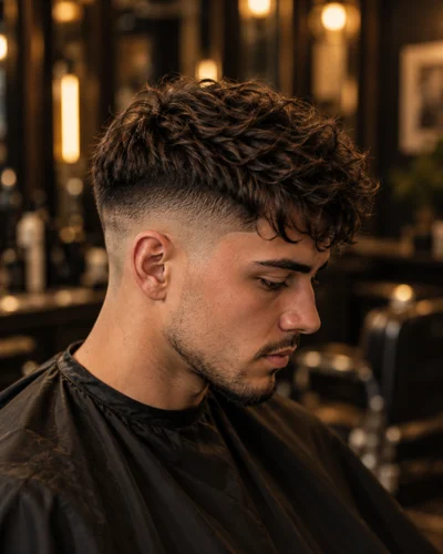 Mid Fade + Textured Top