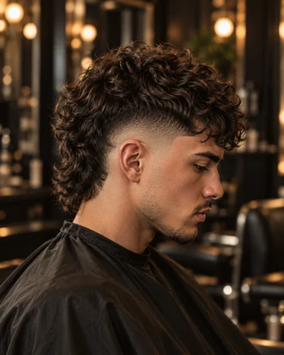 Burst Fade / Modern Mullet